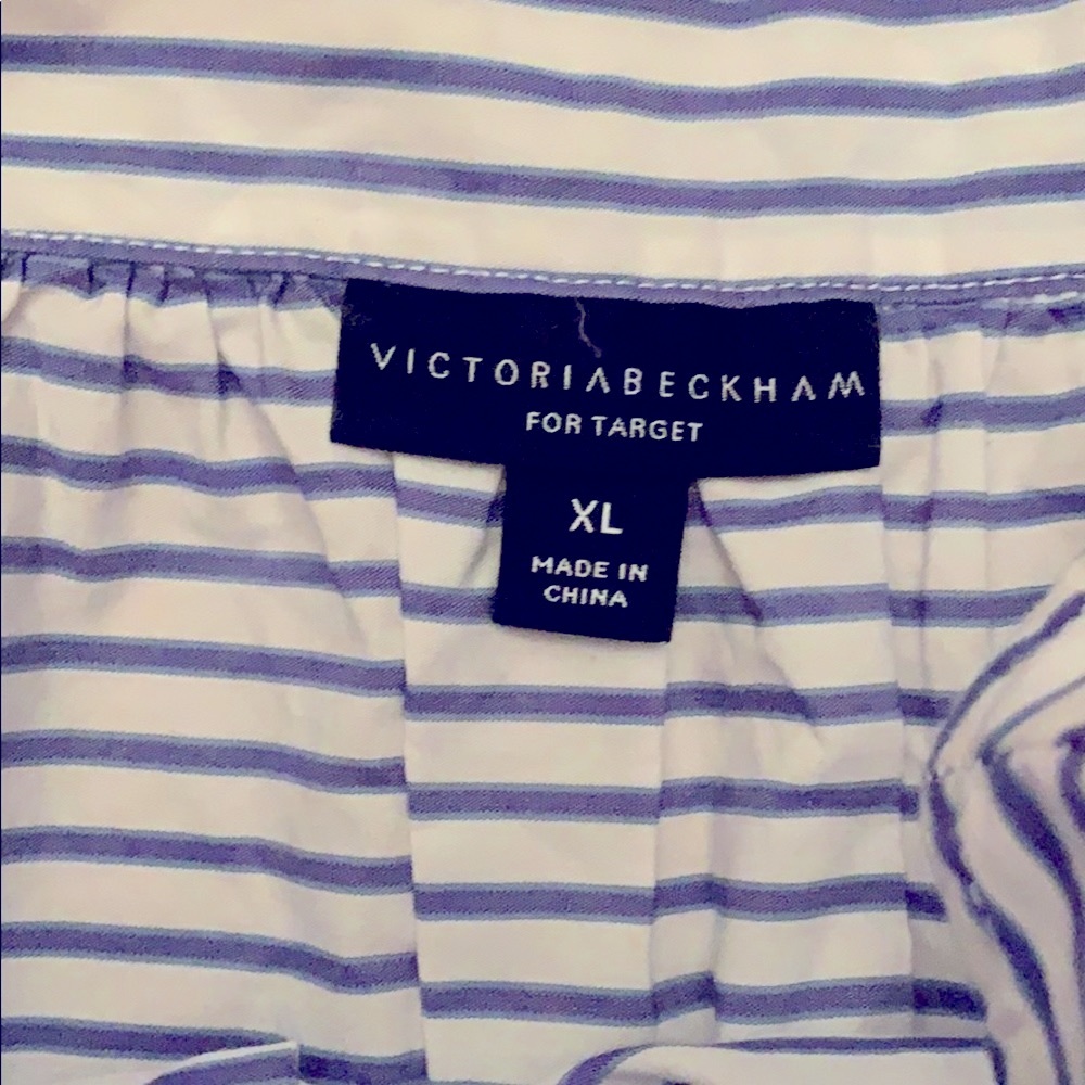 Victoria Beckham x Target S/L Striped Shell - Picture 2 of 2